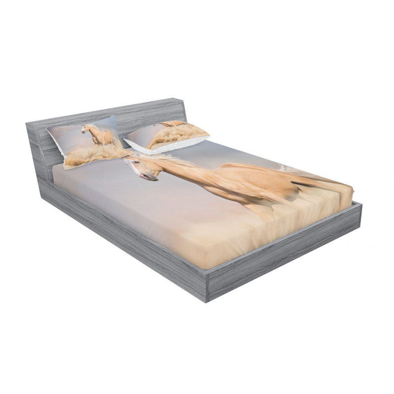 Microfiber Sheet Set, Queen Sheet Set with Fitted Sheet