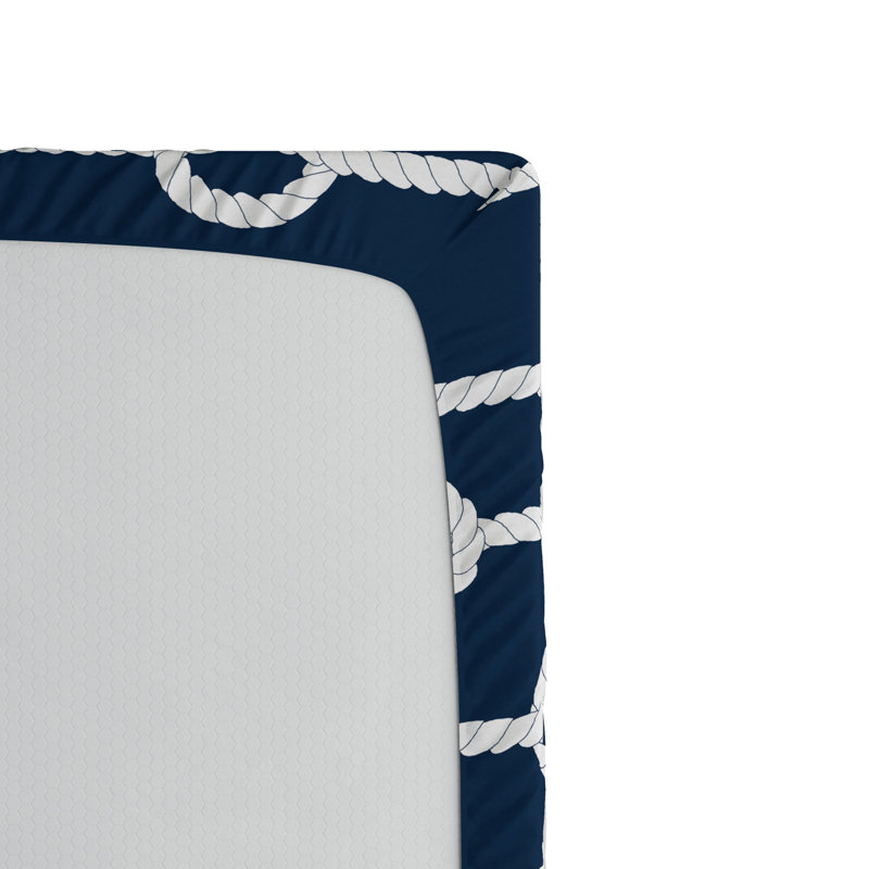 Microfiber Striped Fitted Sheet, Twin Fitted Sheet