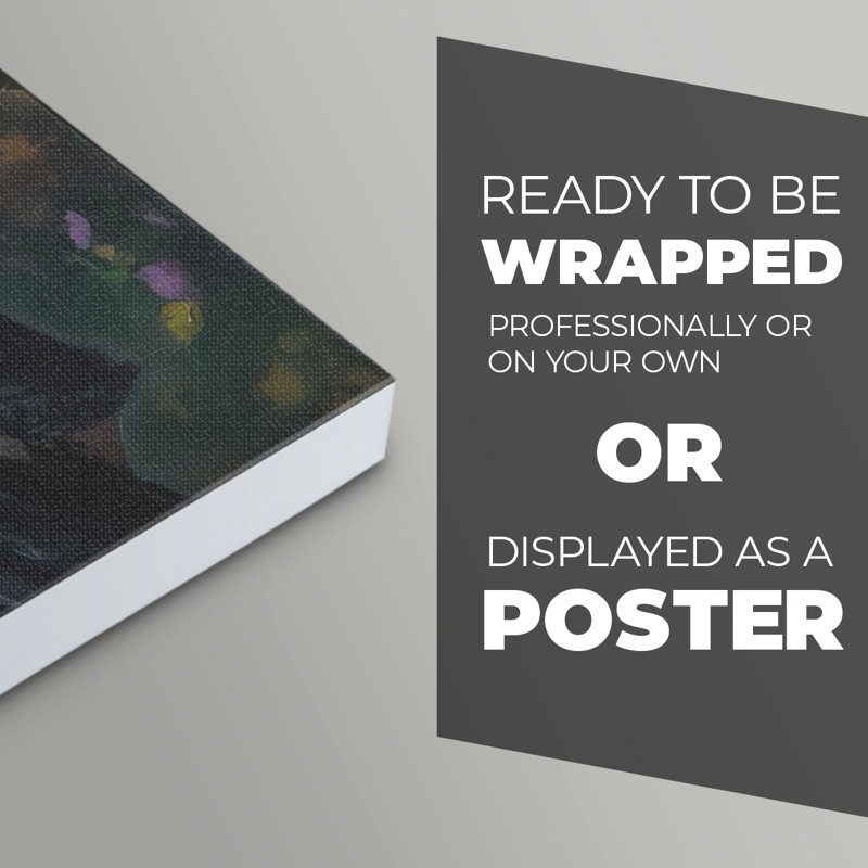 WOMEN Series CCXIX  -Premium Canvas Print Only - NOT FRAMED -Ready to Hang, 48" H x 32" W