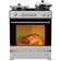 30" Electric Range with 4 Heating Elements Convection Oven 5 Cu. Ft. Capacity, 7 Functions Professional Electric Range Oven with Smooth Glass Top, Stainless Steel