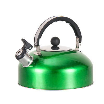 Whispering kettle Tea Kettle For Stove Top, Whistling Stovetop Tea Kettle, Stainless Steel Red Whistling Tea Pot With Ergonomic Handle, Teapot Whistling Kettle For Stove.