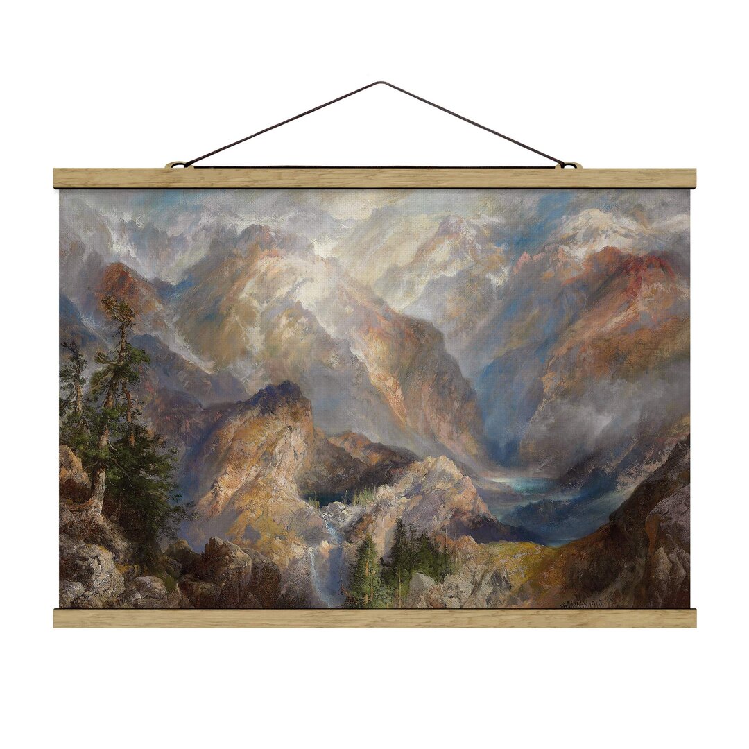 Grafikdruck Morgen in den Sierras von Thomas Moran