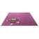 Rainbow Rabbit Pink Area Rug