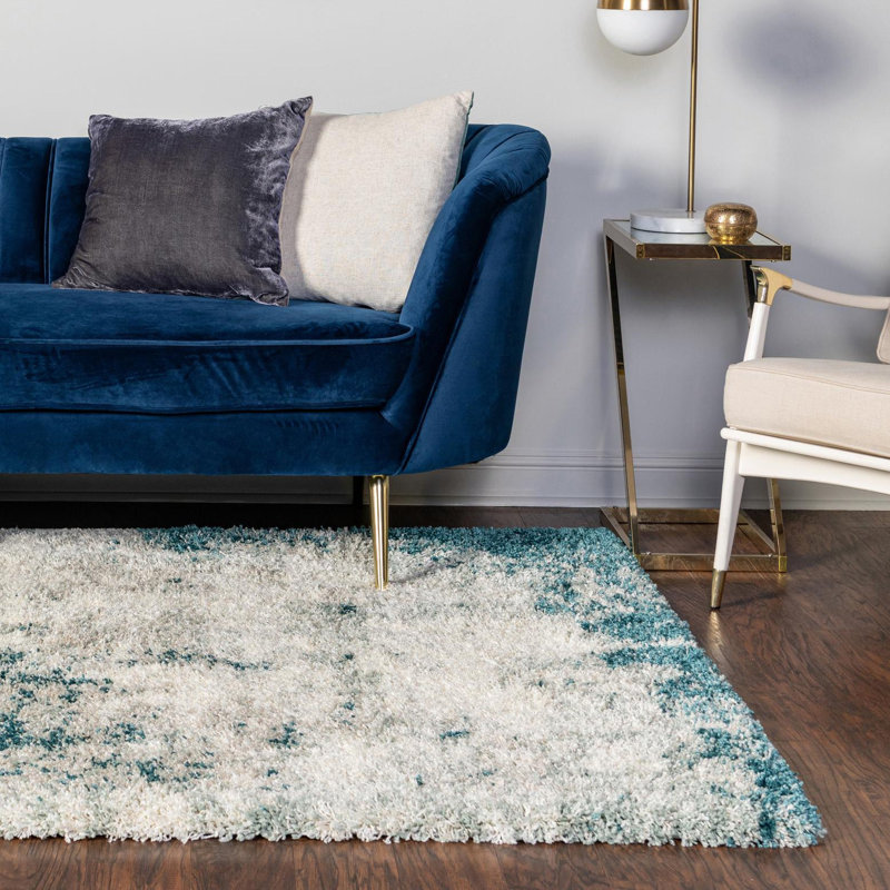 Performance Abstract Indoor Rug, Rectangle 7'10" x 11'