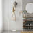 White Modern Steel Coat Rack With Cleverly Placed Wooden Hooks, Weighted Base For Stability, Easy To Assemble And Suitable For Entryways.