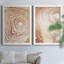 «Wood Grain Suminagashi I», ensemble de 2 impressions encadrées-697998598-697998597