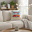 Coussin manuel carré en polyester 12 po x 12 po Woodworkers & Weavers
