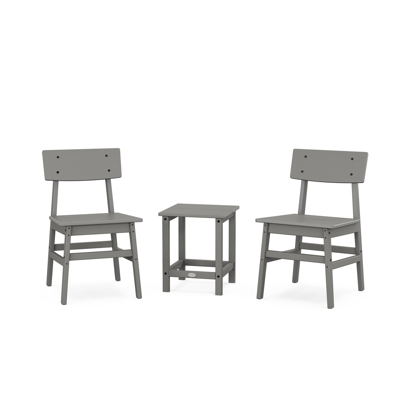 POLYWOOD® 2-Person Patio Seating Group, Gray