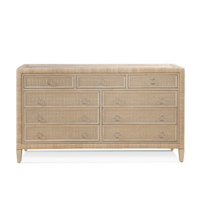 Naples 9 Drawer 64'' W Dresser