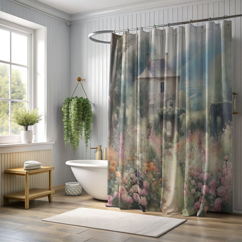 Shower Curtain, 74"H x 71"W