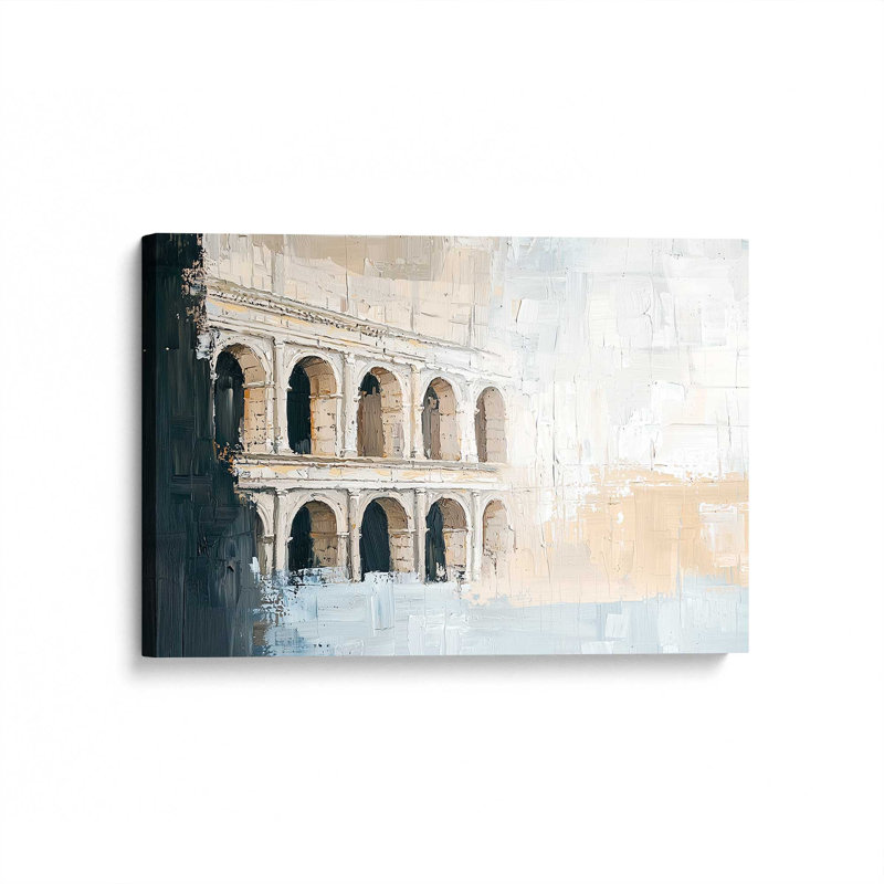 Roman Colosseum Light, H 12 po x l 18 po, Toile tendue, Ne s’applique pas