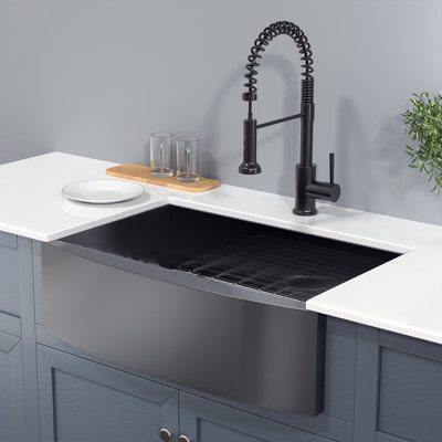 30'' L Single Bowl Stainless Steel Kitchen Sink