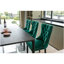 Chaise d'appoint en velours capitonné Exilasse