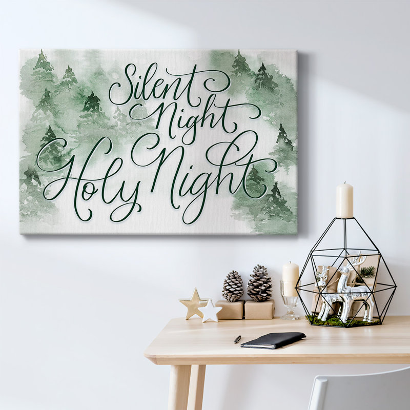 Sainte nuit, toile tendue avec châssis, H 40 po x l 60 po