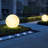 Moon Solar Lights Outdoor Garden Stakes Waterproof Globe - Three color lights-110089895