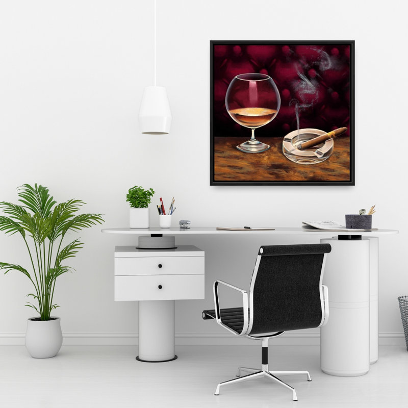 Impression sur toile «Alco et cigare»