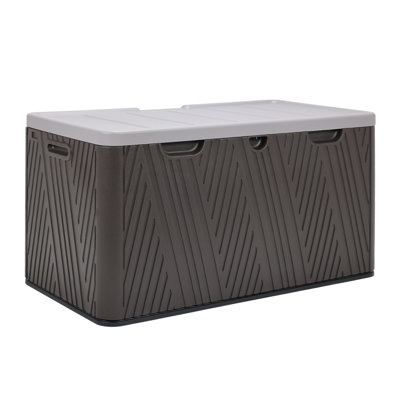 Boîte de rangement verrouillable en plastique 85 gallons Aoodor