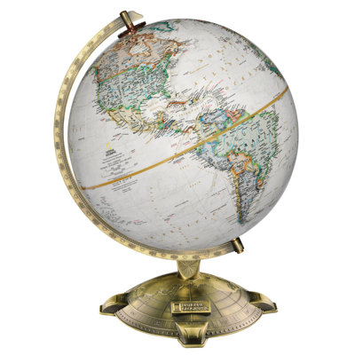 Metal Base/ Cardboard Globe Ball Tabletop Globe