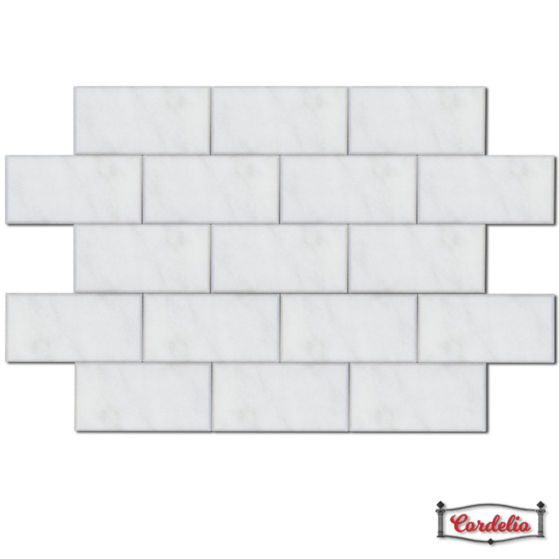 3x6 POLISHED & DEEP, Bianco Venantino