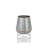 Assorted-Size, Rustic, Pierced Votives with Metal Pedestal Footed Stands (Set of 3)