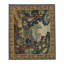 Wool Abstract Area Rug in Green