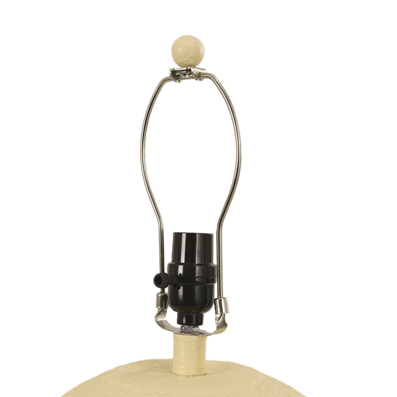 Lampe de table en céramique Kula , Blanc, crème, H 21,65 po x l 17,99 po x P 17,99 po