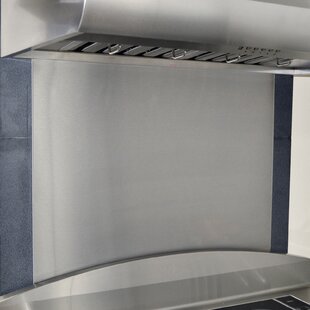 Inoxia GENESIS Genuine Stainless Steel Kitchen Backsplash - 30 Inch Wide  with Adjustable Height