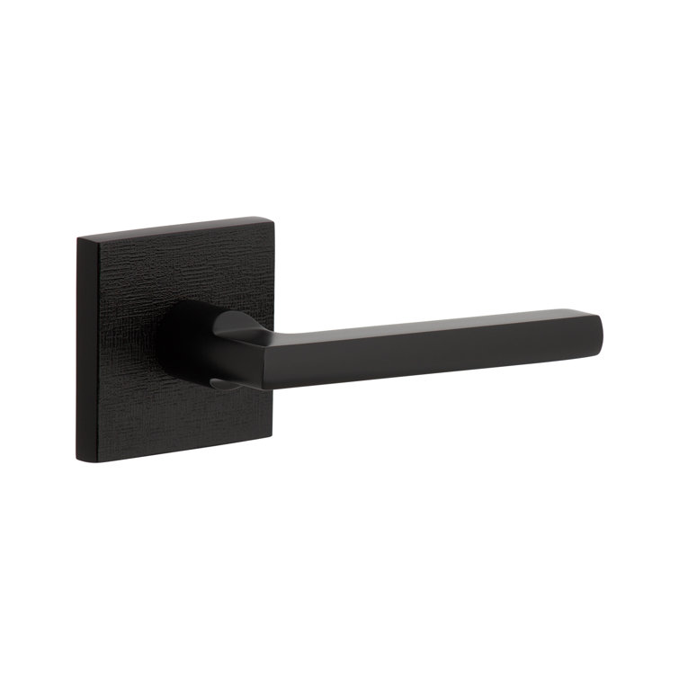 Viaggio Quadrato Linen Texture Rosette Single Dummy with Milano Lever