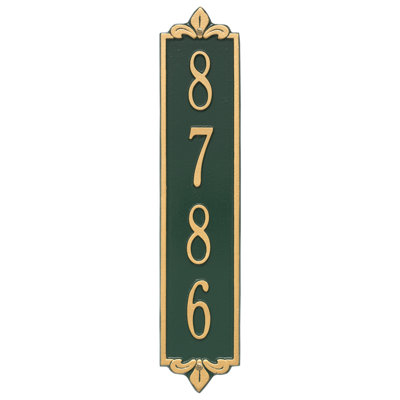Lyon  1-Line Wall Address Plaque