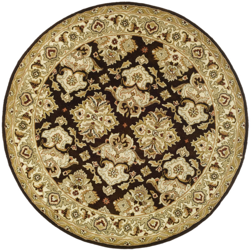 Balthrop Hand Tufted Wool Rug, Round 8'