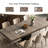 Rectangular Extendable Dining Table for 8-10 People