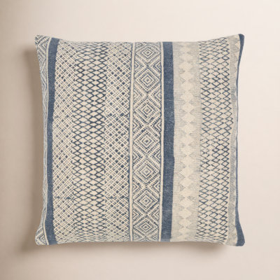 Zetta Geometric Cotton Throw Pillow