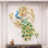 Grande horloge murale paon avec mouvement silencieux, horloge décorative en métal de luxe 3D pour le salon, la chambre à coucher et la salle à manger