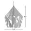 Luminaire suspendu géométrique à 1 lumière Hendry-1768922915-1768922916
