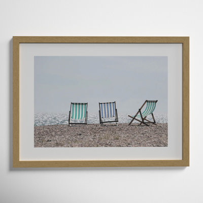Adriatica Beach Chairs - Photograph Print