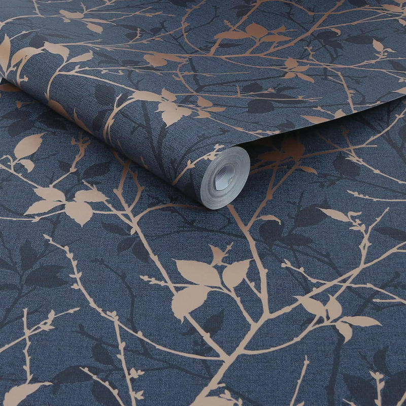 Boutique Belle Geometric Wallpaper, Blue