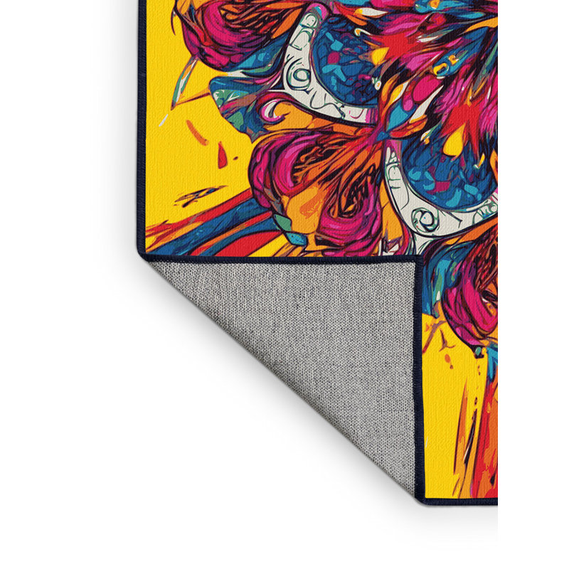 Chromatic Chaos Rug, Rectangle 8' x 12'