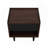 Duane 20" Fluted Nightstand In Black (1-Drawer)-1483971434