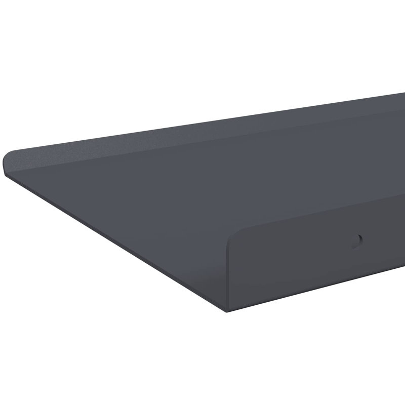 Steel Floating Shelf, Anthracite