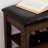 Bench With Adjustable Height, Brown Color, Rubberwood And , Small Apartment Use Height-Adjustable Stool, Frame, Pu Leather Seat, Stable Support From Legs-1846560702