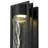 2 Step LED Wall Sconce with Layered Rectangular Design, Artisan Hammered Seeded Glass, 3 Sizes, 3-CCT Selectable, Dimmable, Wet Rated-353741593