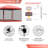 Steel Pop-Up Party Tent Canopy with Mesh Side Walls-50118378-90566559