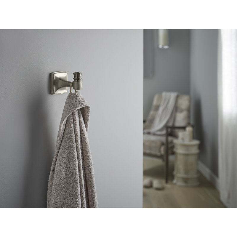 Grand Robe Hook, Vibrant Brushed Nickel