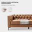 Wales Mid-Century Modern 213cm Sofa with Tufted Back-2077215831