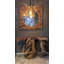 Console en bois massif 31 po Fifield