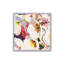 Vivid Floral Expressions Set of 2 Canvas Prints in a Polished Silver Frame, 16" x 16"-1704523404-1704523405