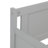 Twin Size Pine Wood Daybed with two Storage Drawers ,Grey-1368577389