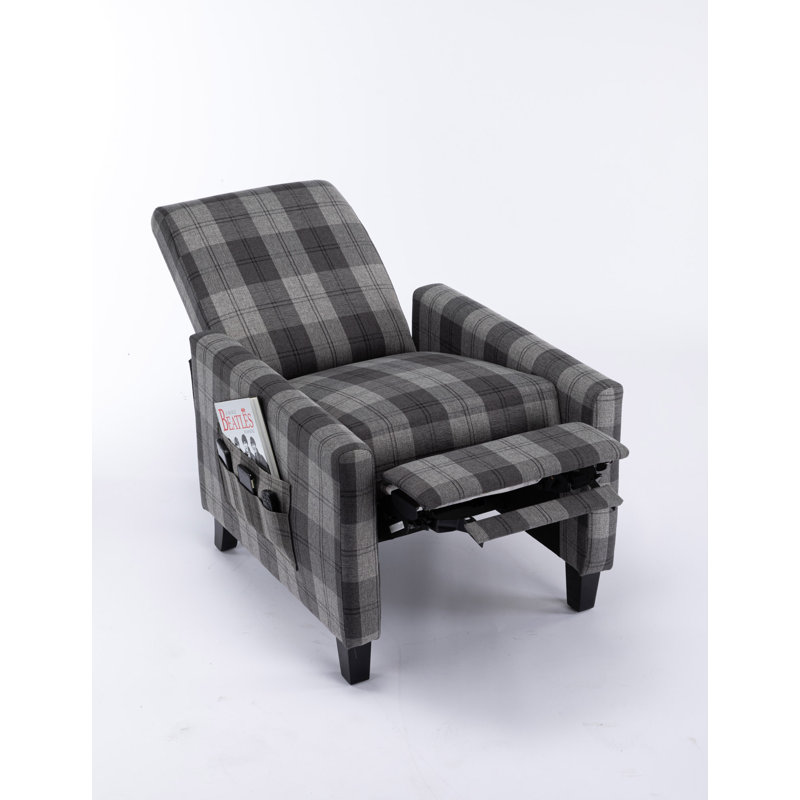 Chaise inclinable avec dossier réglable Sydeny, Mélange de gris