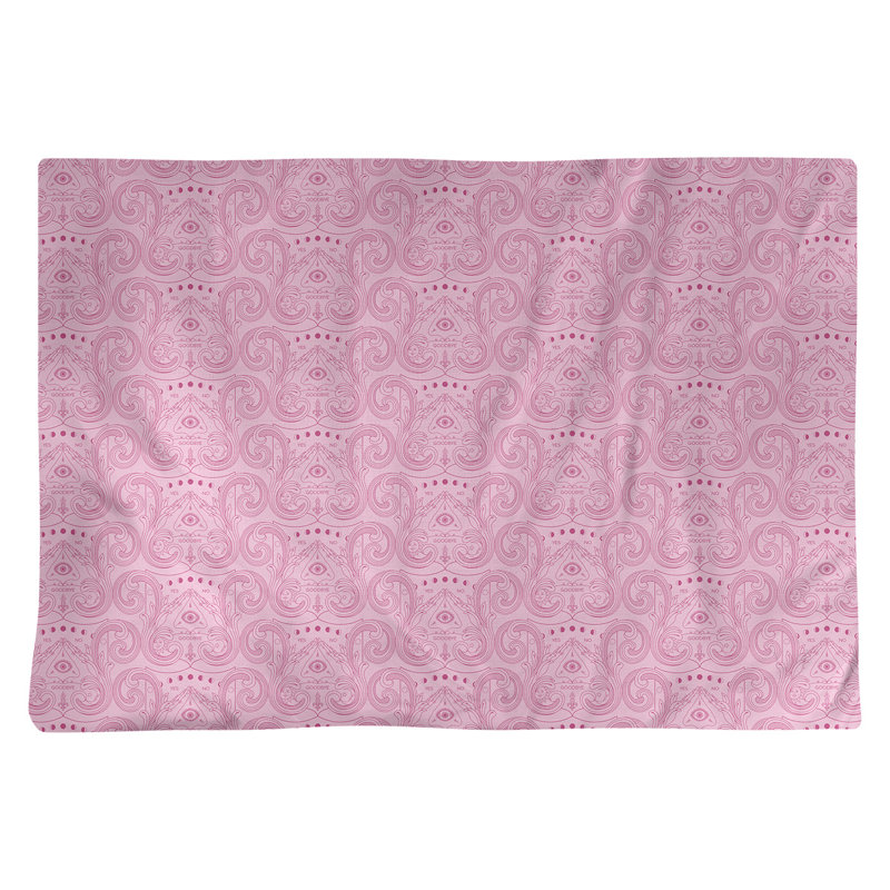 Napperon en coton 18 po Third Eye, Rose et pastel