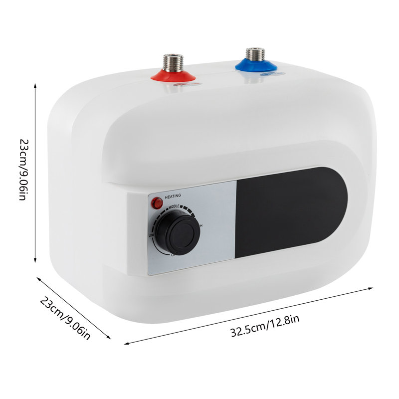 Chauffe-eau électrique mini-réservoir 1,6 gallons 1,5 kW